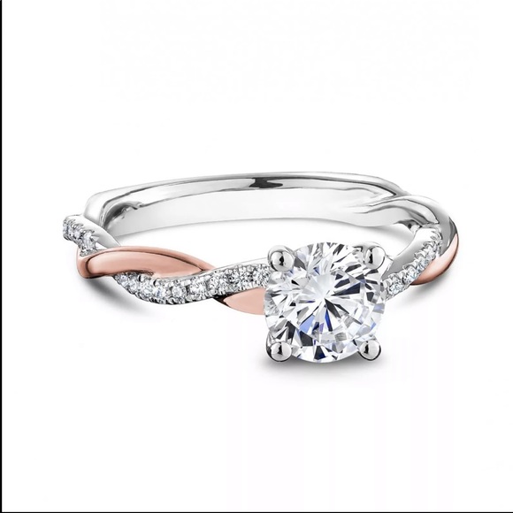 New Women’s Two Tone Diamond Beautiful Ring 💍 - Picture 3 of 4
